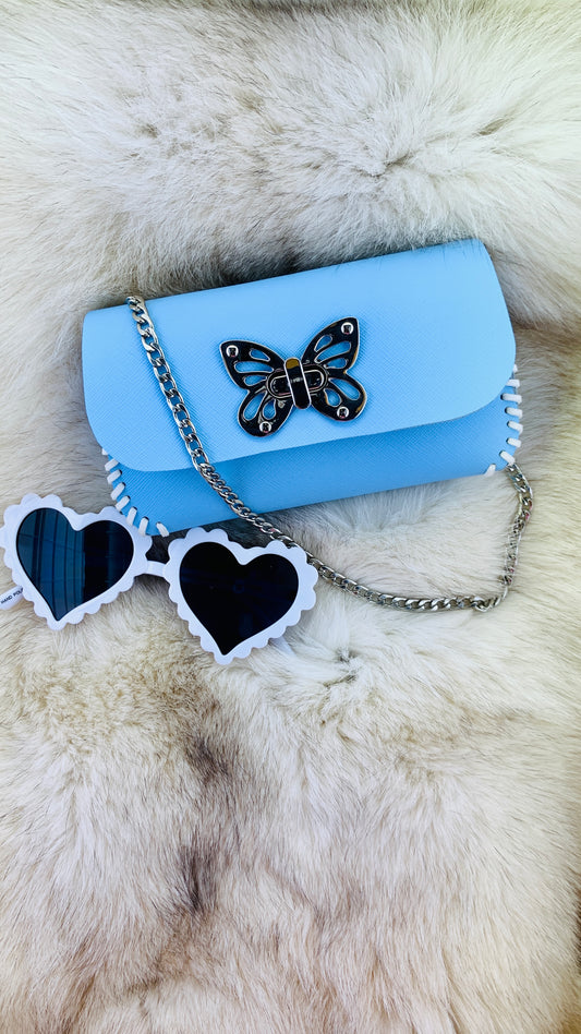 'Mini Butterfly Bag' - Leather